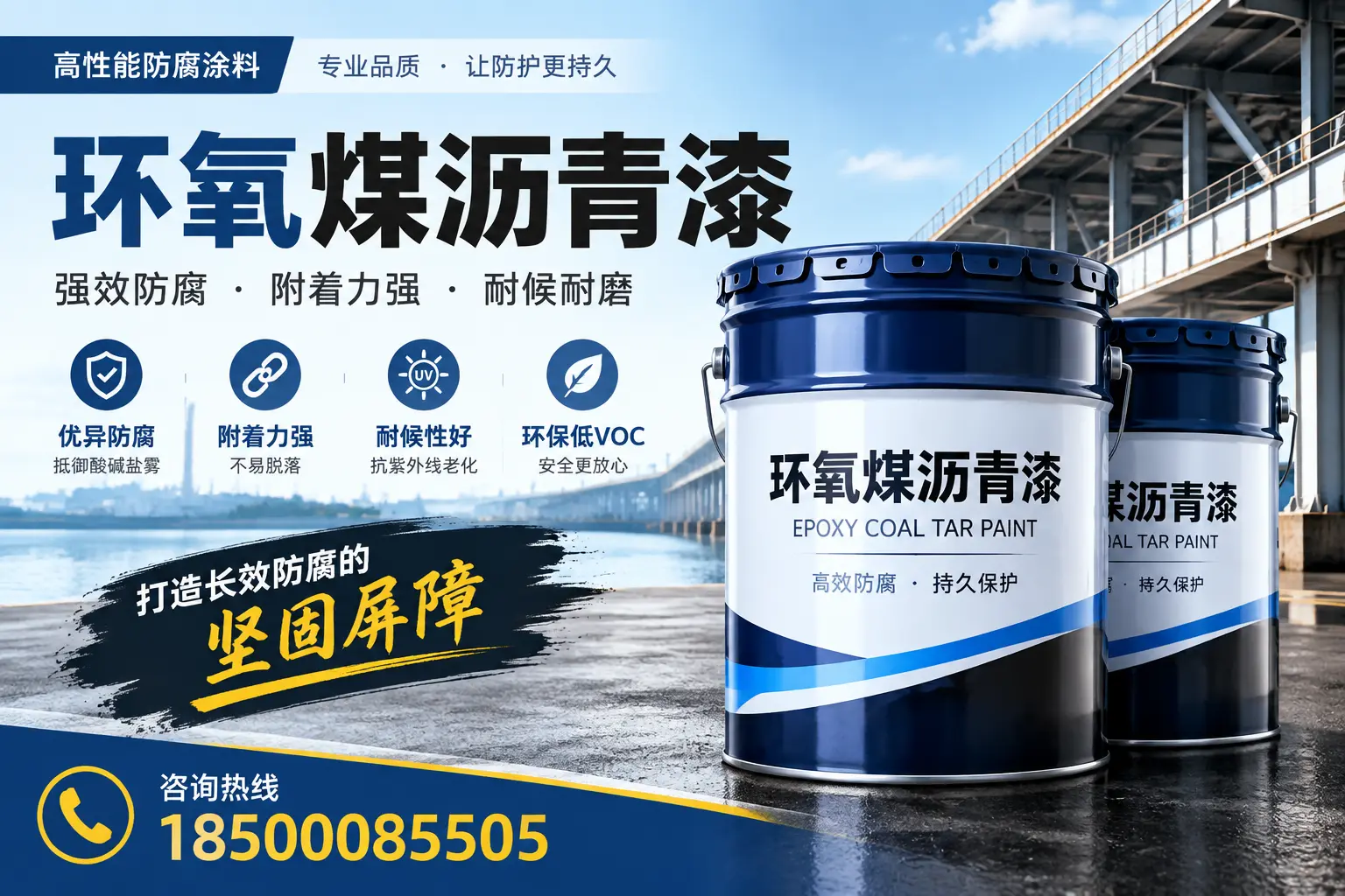 环氧煤沥青漆在防腐领域的应用实例，济宁案例分享